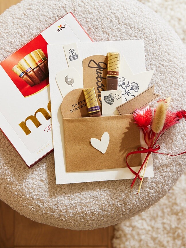 DIY merci kaart vol wensen