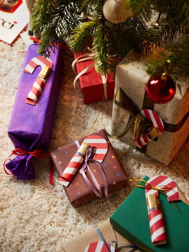 merci kerst cadeaulabel